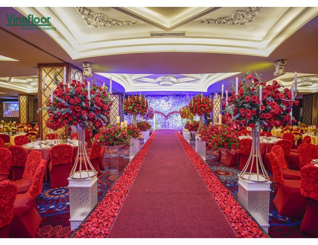 Thảm nhà hàng tiệc cưới cao cấp